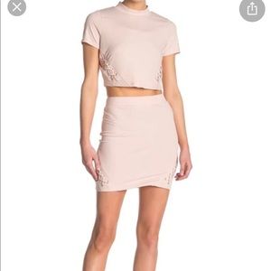 Cropped Top (Medium) & Mini Skirt (Small)